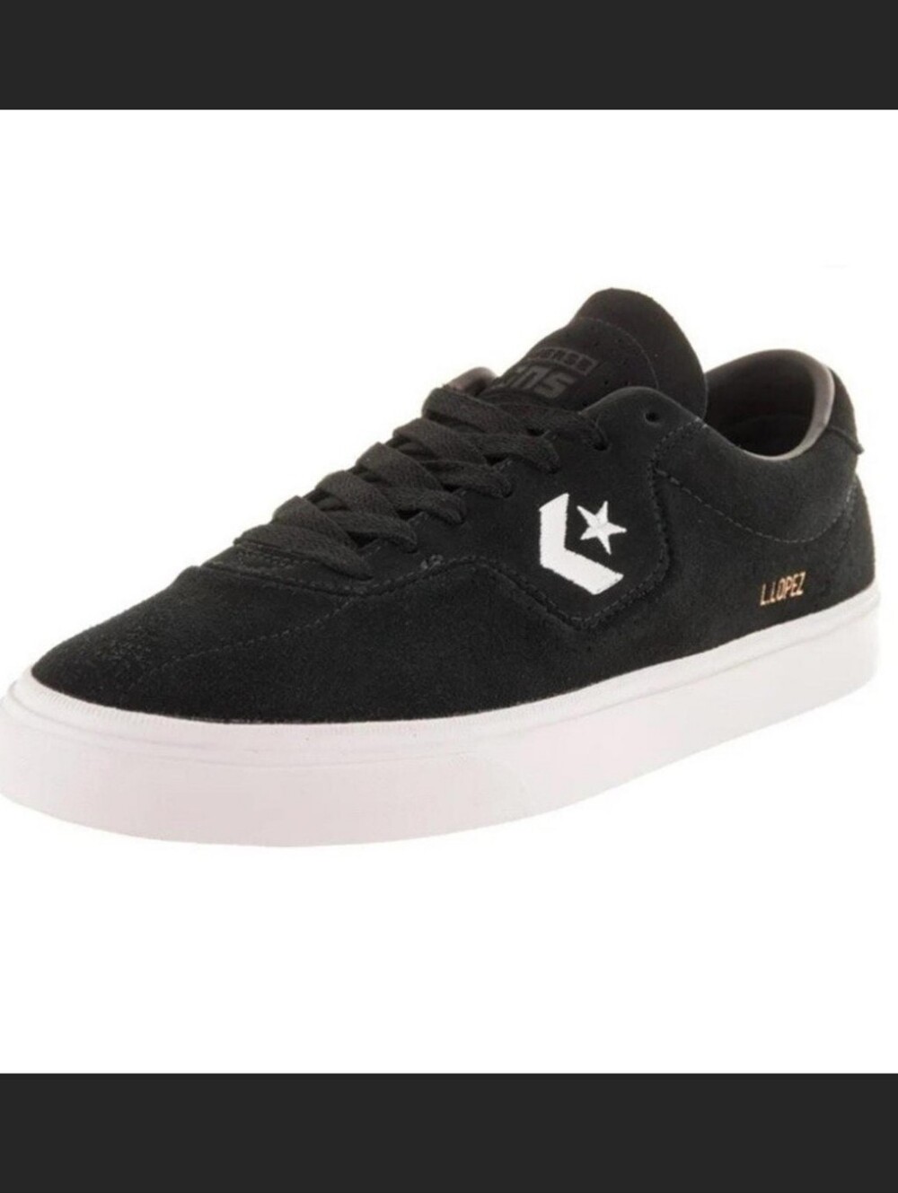 Converse Louie Lopez Pro Suede 6.5M/8W Black And White